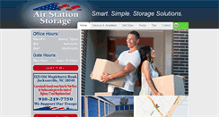 Desktop Screenshot of airstationstorage.com